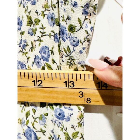 NWOT REFORMATION Idalia Printed Open Back Cutout Ruffle Sleeve Mini Dress 10US - Picture 8 of 16